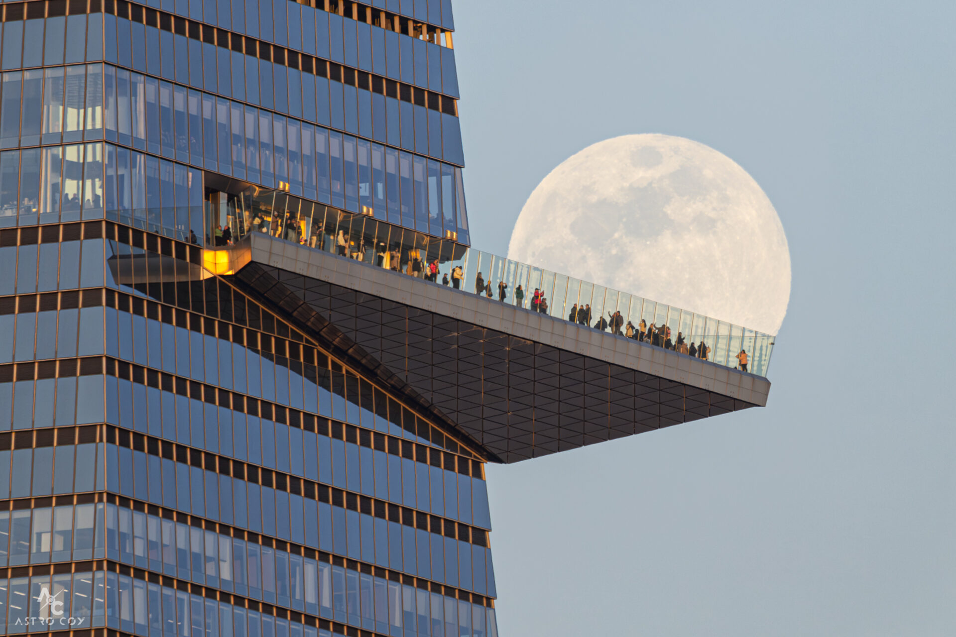 Moon Near the Edge