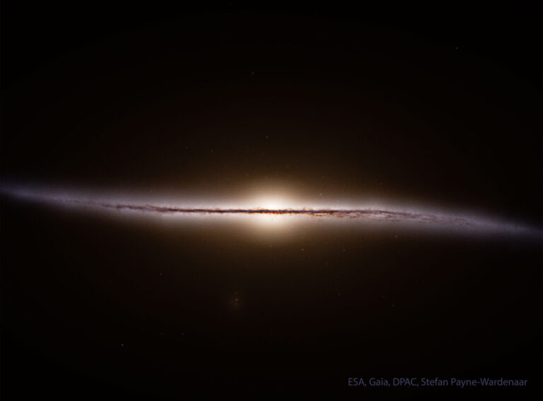 Gaia Reconstructs a Side View of our Galaxy
