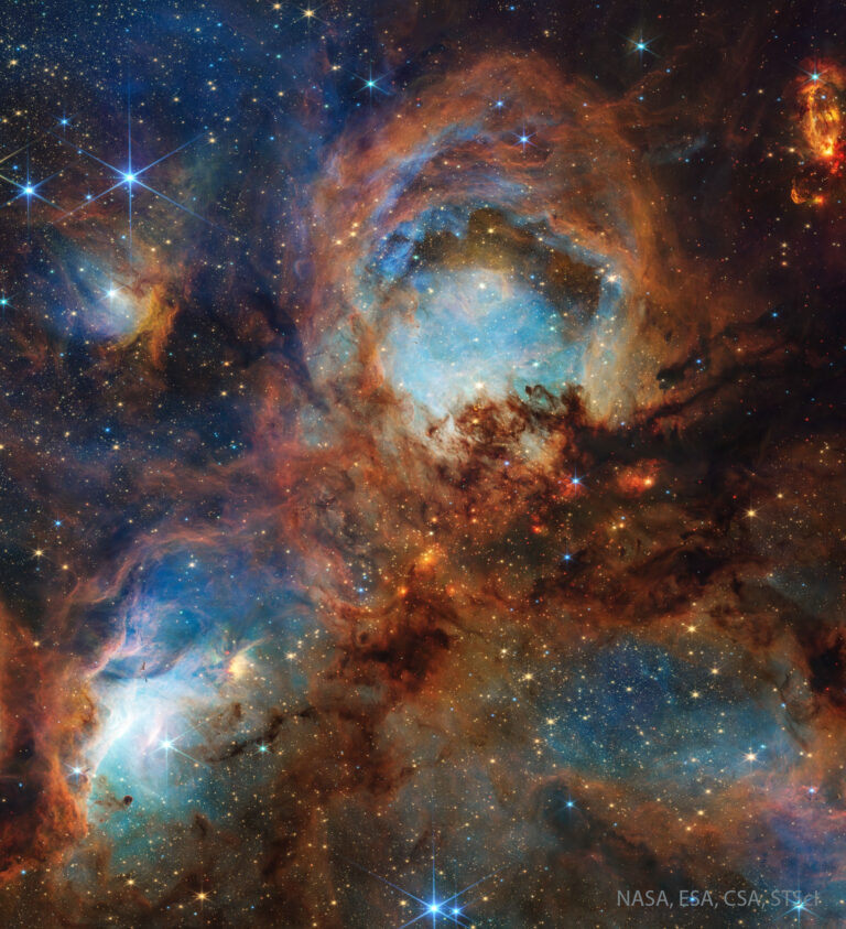 Cat’s Paw Nebula from Webb Space Telescope