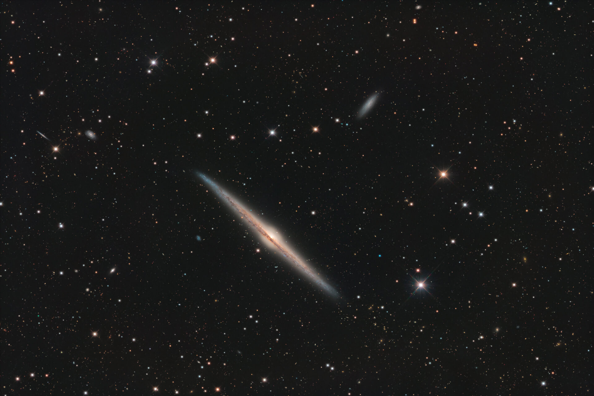 NGC 4565: Galaxy on Edge
