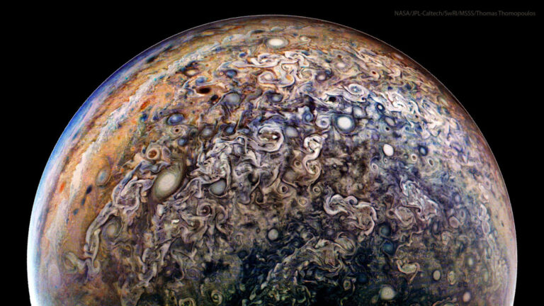 Jupiter’s Clouds in High Definition from Juno