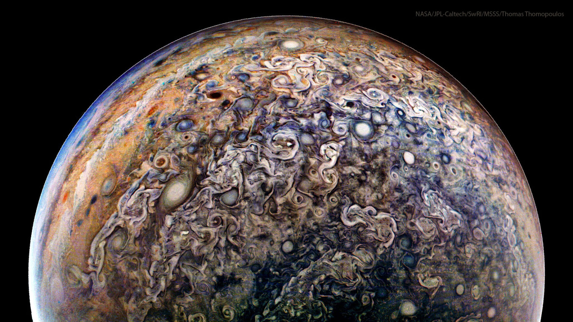 Jupiter’s Clouds in High Definition from Juno