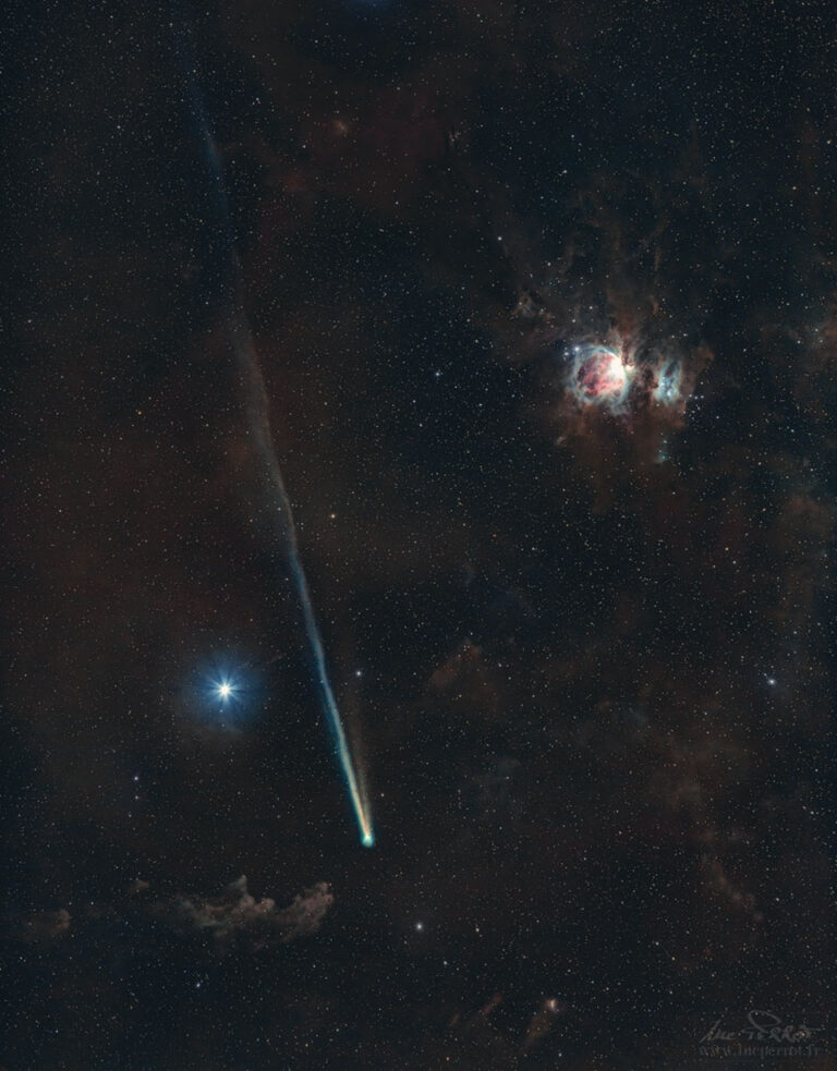 Comet R3 PanSTARRS and Orion