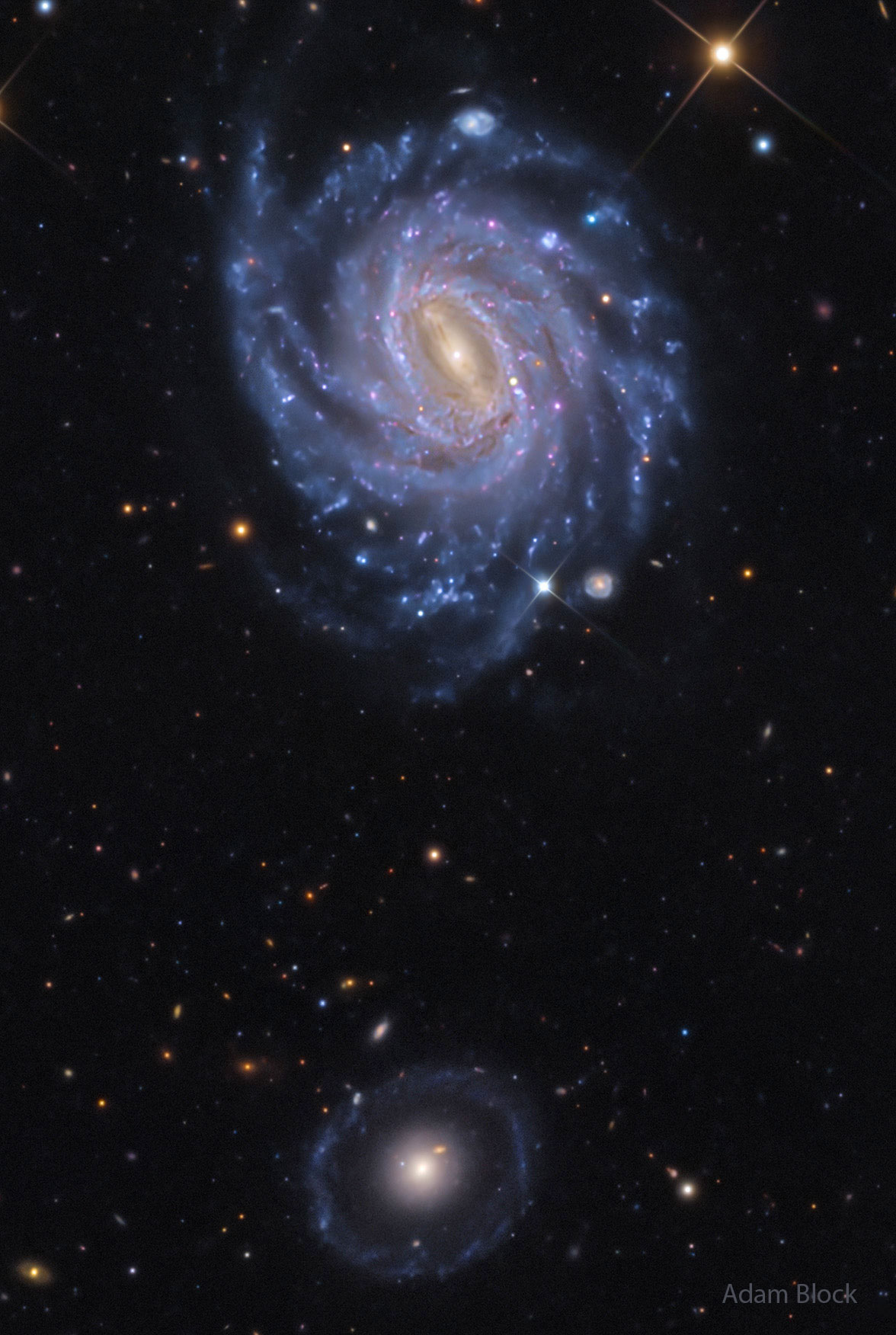 NGC 3660 and Burçin’s Galaxy