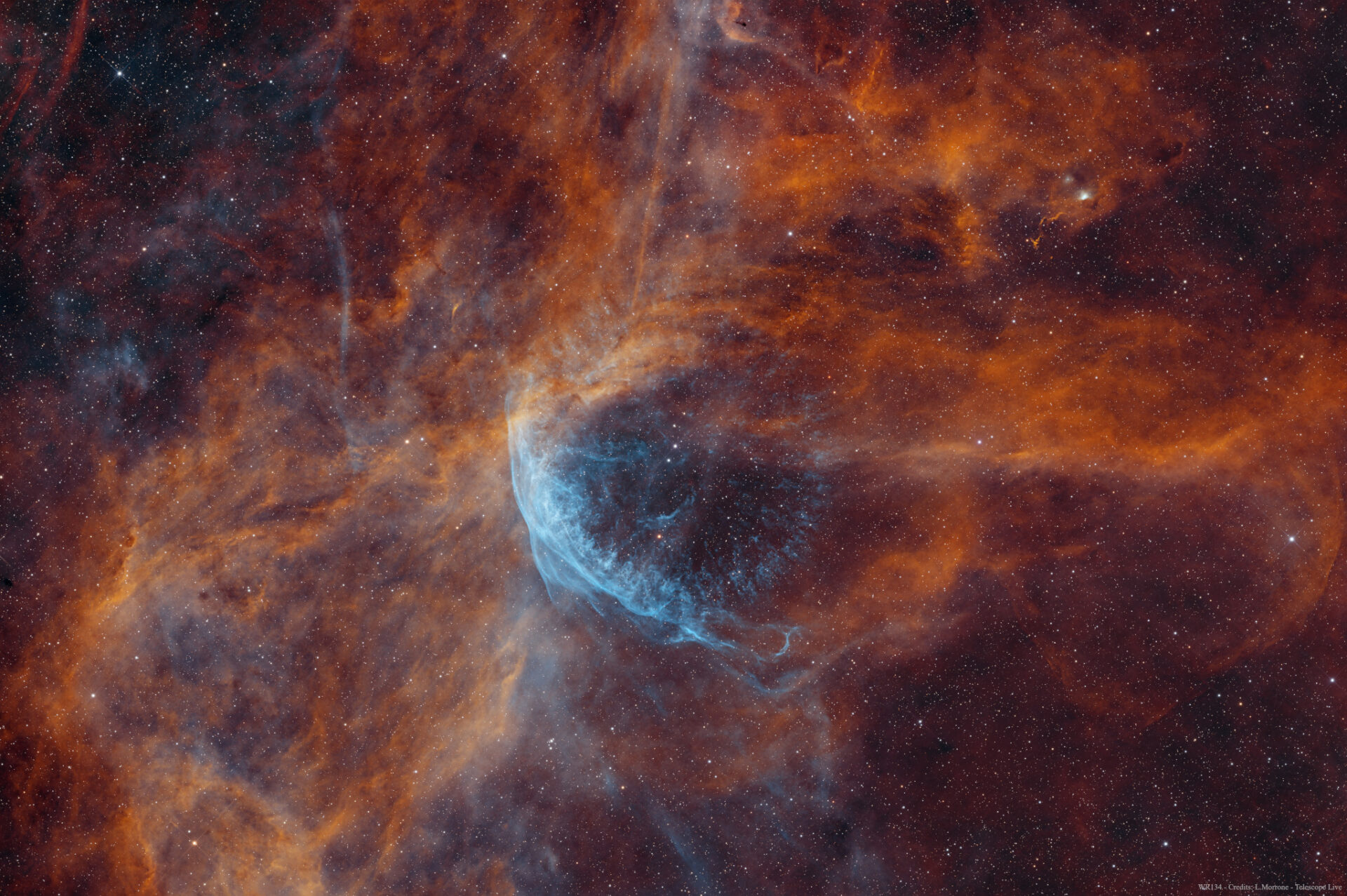 The Nebulous Realm of WR 134