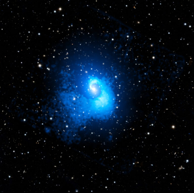 A Collision of Galaxy Clusters