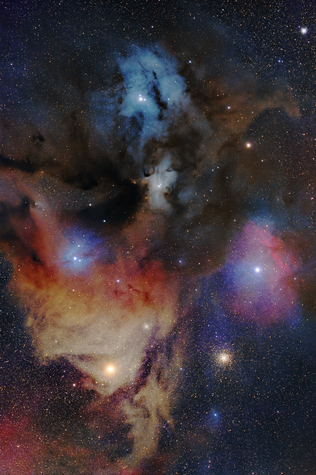 The Cotton Candy Clouds of Rho Ophiuchi